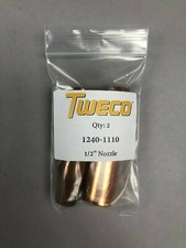 Tweco Slip Adjust 1/2" Nozzle Part #1240-1110 Pack of 2