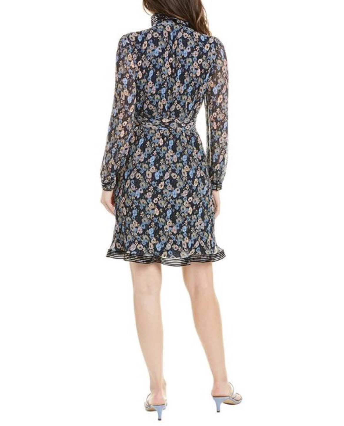 Nuovo con etichetta! Abito plissé con stampa floreale Tory Burch Deneuve taglia 6