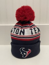 Houston Texans NFL Team Apparel Toddler 2T - 4T Cuffed Knit Beanie Hat with Pom
