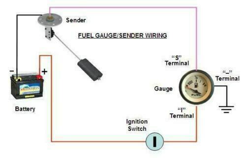 Universal Fuel Level sender Fuel Gas Petrol Diesel Tank 6 / 12V VOLT + GASKET - Picture 4 of 4