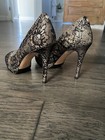 Ivanka Trump Black / Gold multi fabric leather pump size 7.5 — photo 5