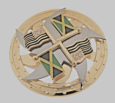 Reggae Girlz Spinners Belt Buckle Jamaican Country Flag Women World Soccer Team