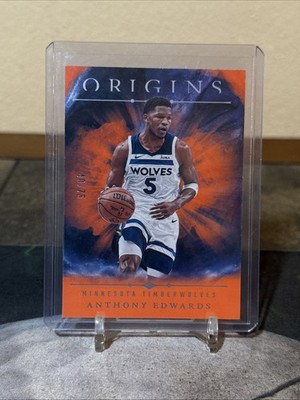 2024-25 Panini Origins Anthony Edwards Orange /75 #8 Timberwolves