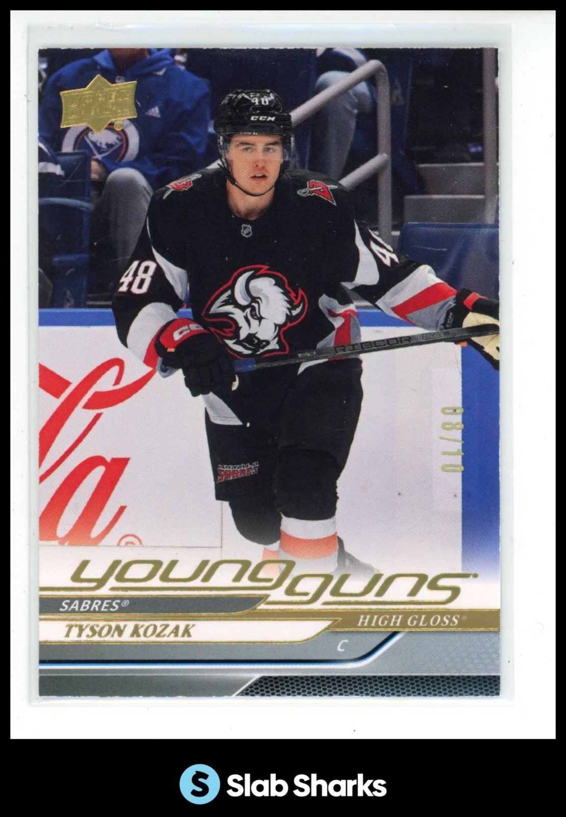 2024 UPPER DECK EXTENDED #715 TYSON KOZAK HIGH GLOSS YOUNG GUNS RC ROOKIE /10