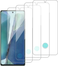 4 Pack Glass Screen Protector Compatible for Galaxy Note 20 5G, transparent 