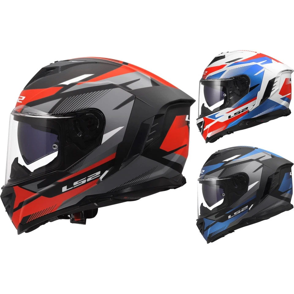 LS2 Storm 3 Casque Moto Intégral Polycarbonate Ventilé Kratzfest Pinlock - Photo 1/1