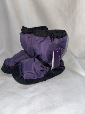 Bloch warm up booties -NWT -Purple & Black 