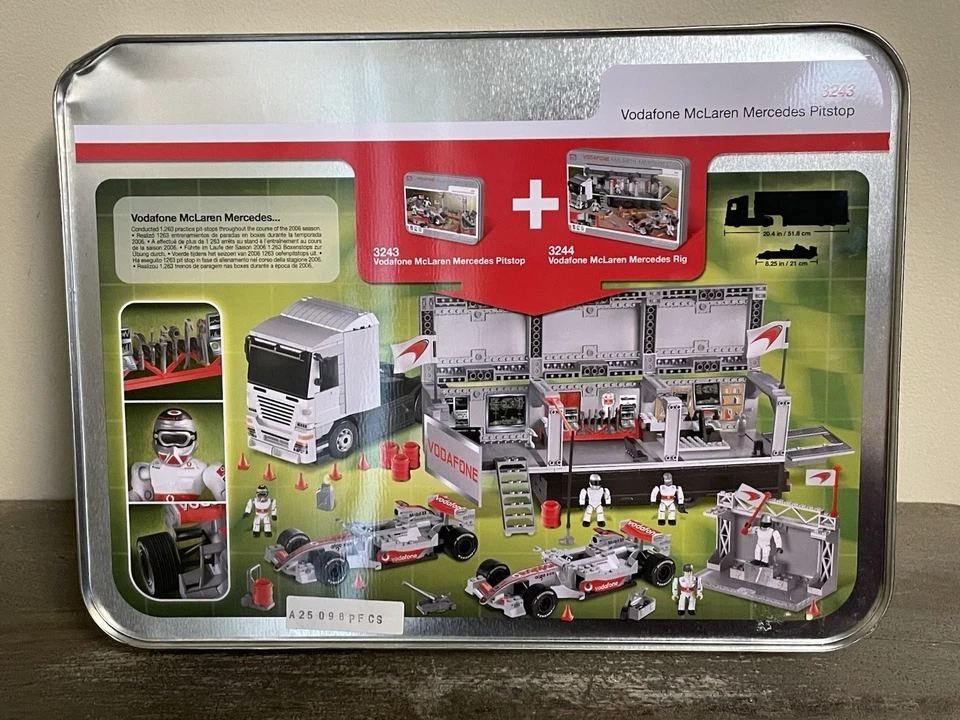 Megabloks Vodafone mclaren mercedez pitstop probuilder advanced building set NEW - Image 2 of 4