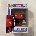 Funko Pop! Marvel Red She-Hulk #231 (2017 Summer Con) Exclusive!