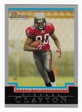 2004 Bowman Rookie Michael Clayton Tampa Bay Buccaneers Football Card #250 RC. rookie card picture