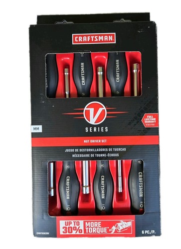 CRAFTSMAN V-Series Metric Hex Nut Driver Set 6 Piece CMHT65629V New | eBay