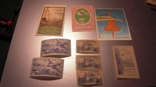 lot vignettes -timbres transport aerien