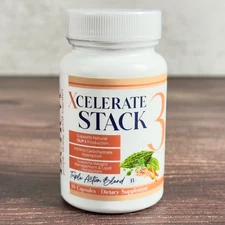 Beneve Xcelerate Stack 3 - 30 Caps - New & Sealed - Free Shipping - Exp: 04/27