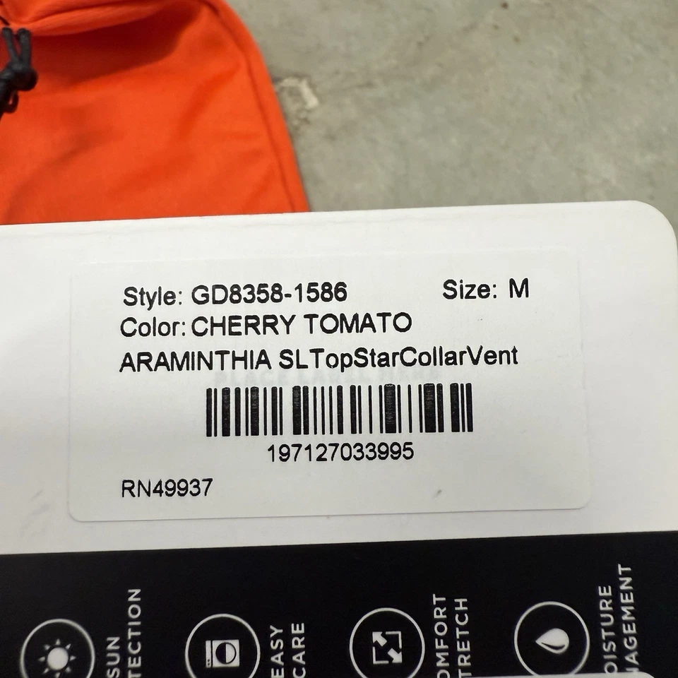 Blusa de golfe feminina cauda sem mangas gola V tamanho médio nova com etiquetas - Imagem 2 de 2