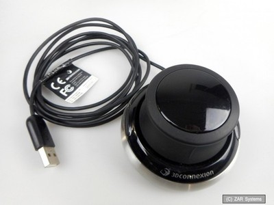 3DConnexion 3DX-600028 SpaceNavigator 3D-Maus USB schnurgebunden, Schwarz, OK