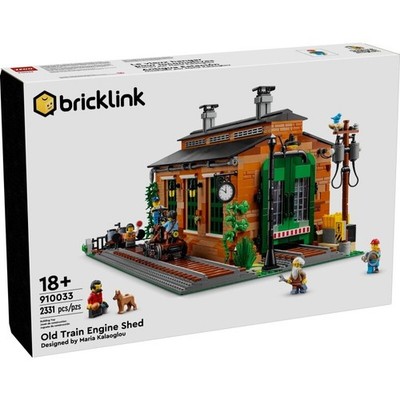 Lego 910033 Bricklink Designer Program Old Train Engine | Alter Lockschuppen