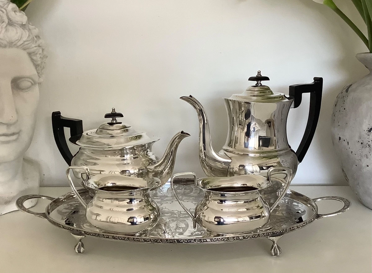 Viners Of Sheffield In Antique Us Silver-Plated Teapots, Coffee