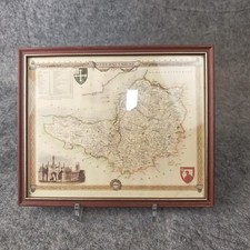 Somersetshire Map 1838 Framed Thomas Moule Map 27cm x 22cm Reproduction?