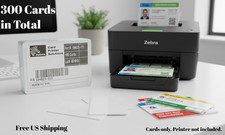 Zebra Premier CR80 30 Mil Blank PVC Cards 300-Count