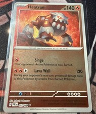 Pokémon TCG Heatran Reverse Holo Carta Non Comune #007/084 ME05: Nero Pece