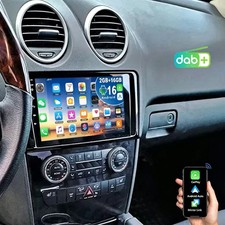 DAB+ Android 16 F&uuml;r Mercedes Benz ML/GL Klasse W164 X164 Autoradio Apple Carplay