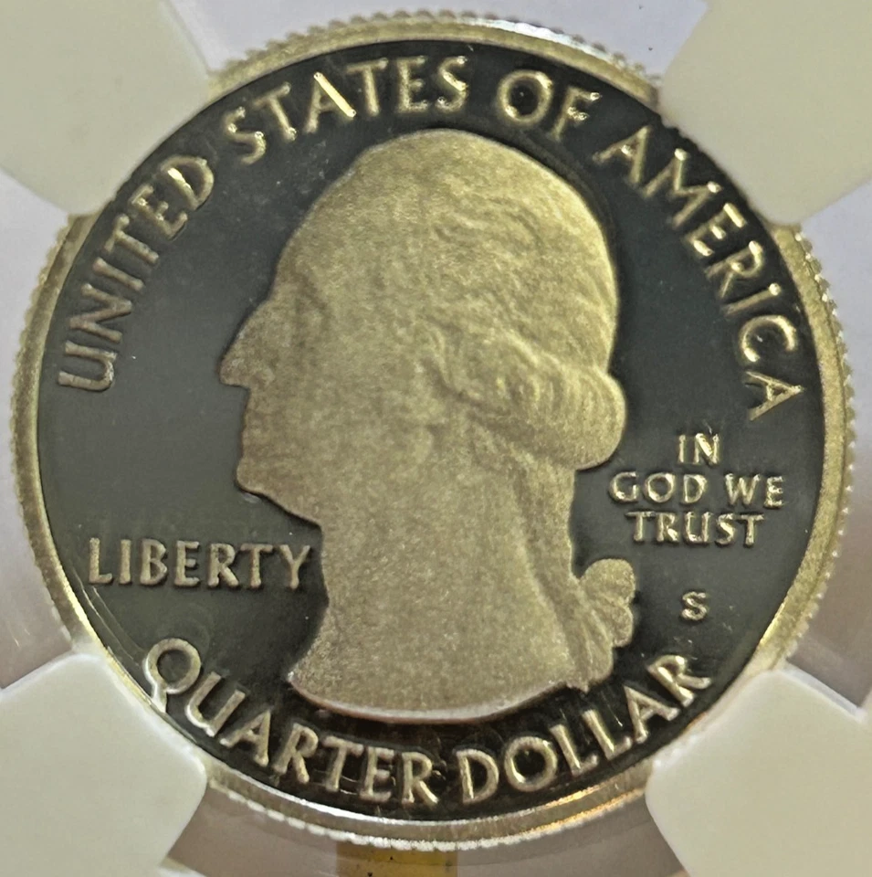 2010 S Silver Hot Springs  ATB Series Washington Quarter PF70 NGC, Pretty Coin!! - Image 3 of 4