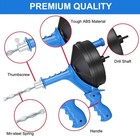 25FT Drain Auger Snake — Heavy Duty Plumbing Tool for Clogged Sink, Toilet, Show