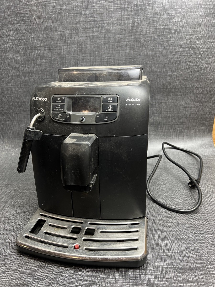 Saeco Intelia Deluxe Automatic Espresso Machine - Glossy Black