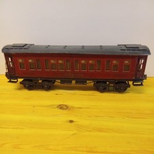 Märklin Spur 1:   Antik 1931/1 Schlafwagen  rot Inneneinrichtung Blech 