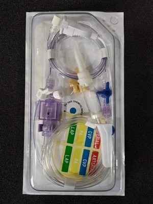 New PACK of 2 IBP pressure Transducer Kit Disposable Abbott type FREE SHIPPING