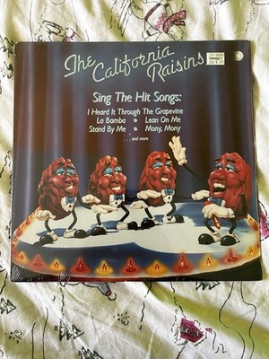 The California Raisins Sing The Hit Songs Priority 1987 Vinyl LP Rock SL 9706