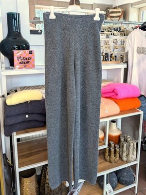 Feinstrick Hose aus hochwertiger Viskose Anthrazit Grau One Size - von EFFENY