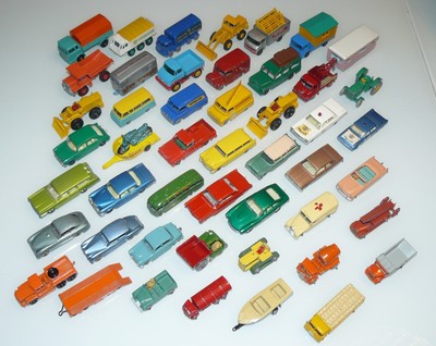 Matchbox Lesney Moko 1-75, frühe Ausgaben, 50er & 60er Jahre, teilweise selten