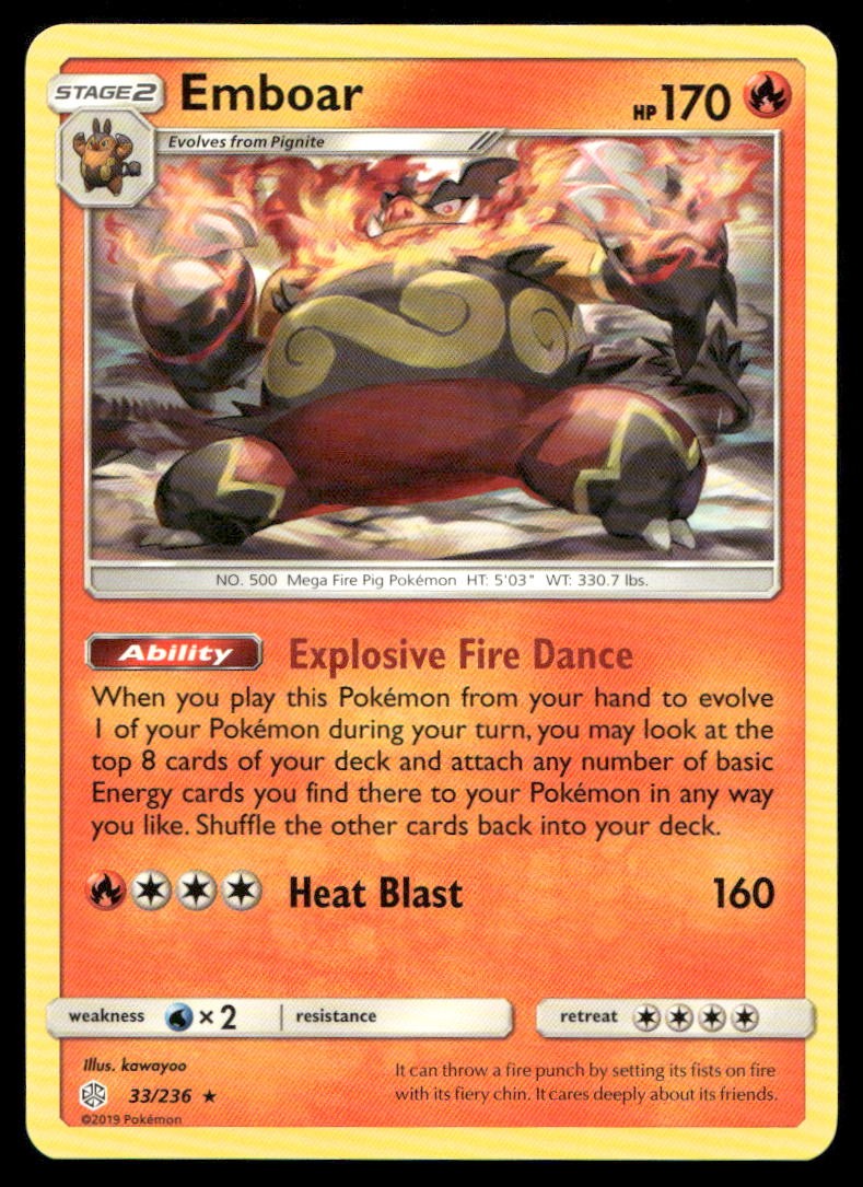 Emboar SM - Cosmic Eclipse 33/236 LP