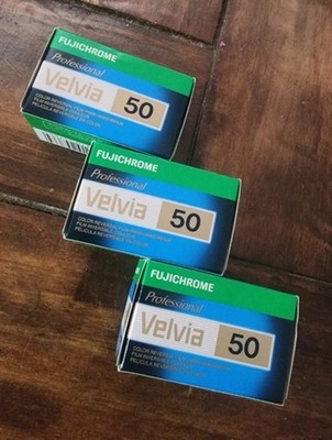 Fujifilm Velvia 50 36exp 135 35mm [3Rolls] Japan New Expedited