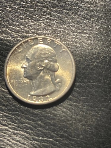 1932 Silver WASHINGTON QUARTER AU+