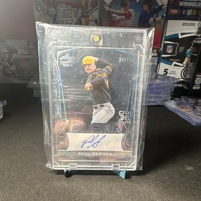 Leaf 2024 Trinity Paul Skenes CA-PS1 RC Auto Clear Insert Pirates #/12