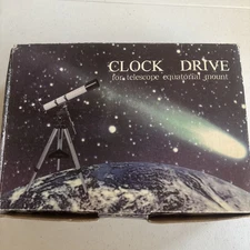 Vintage Celestron Clock Drive complete telescope equatorial mount duel eq3 new  
