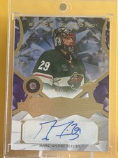 2022-23 Black Diamond Gemography Purple 03/10 Auto Marc Andre Fleury