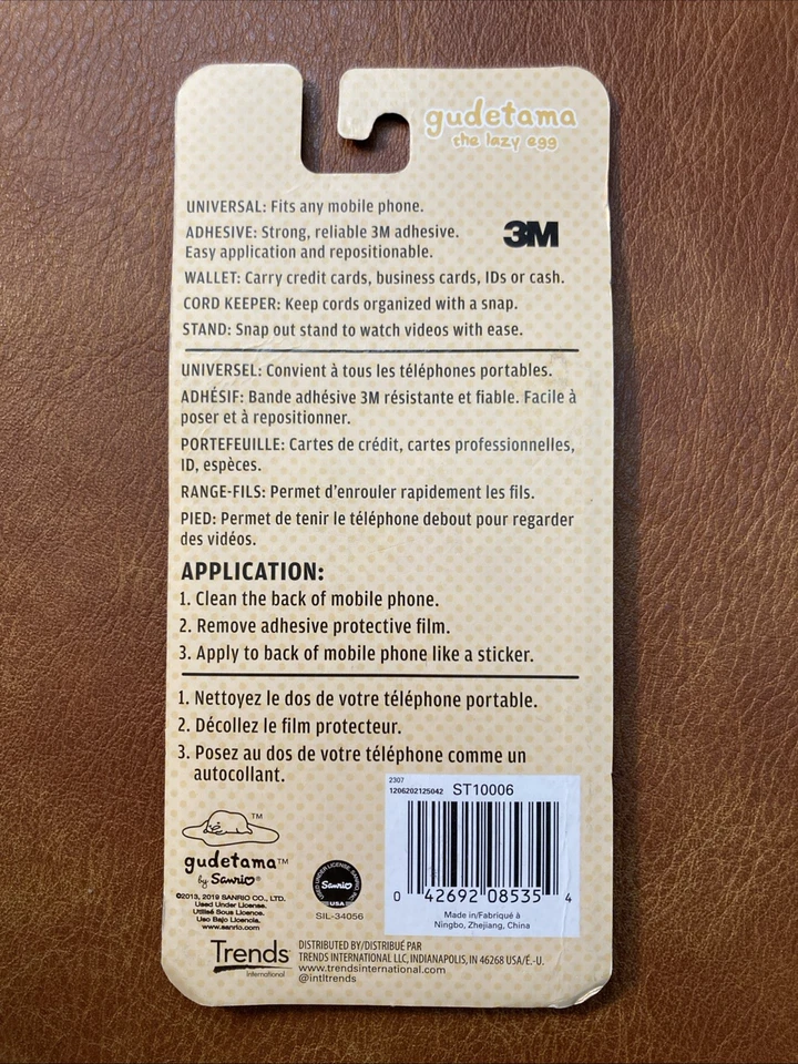 Gudetama the lazy egg - Mobile Wallet - 3-IN-1 Phone Wallet - Image 2 of 2