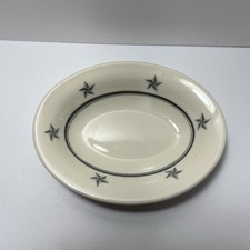Vintage Lamberton Sterling United States Lines Ship Oval Plate Restaurant Ware