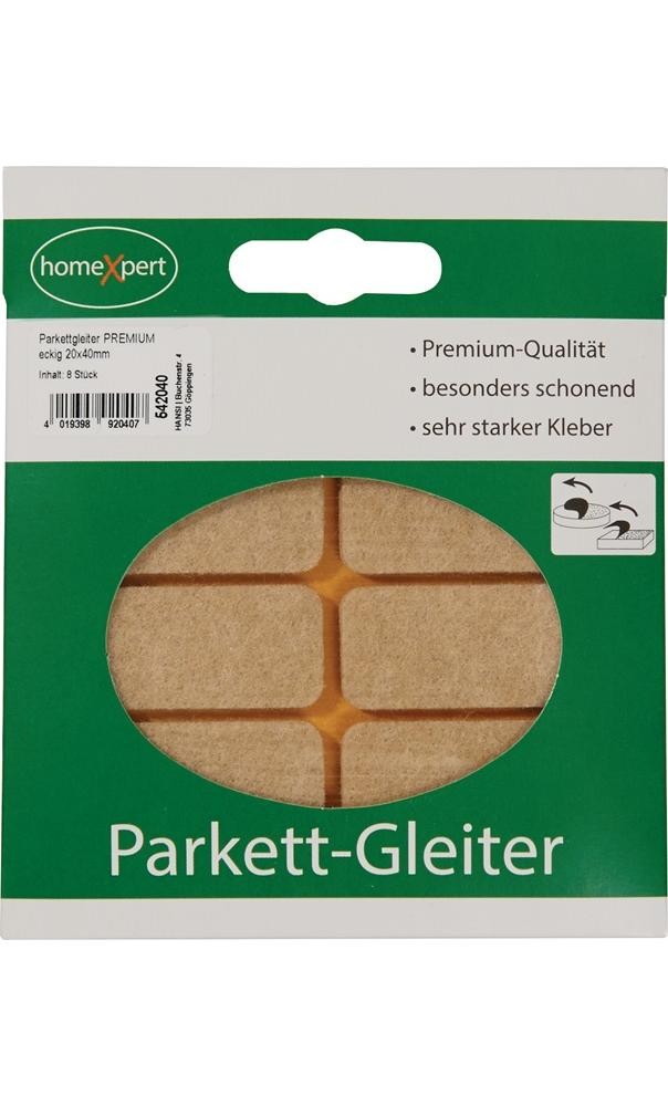 HANSI-Siebert Premium 20 x 40  Filz natur eckig selbstklebend