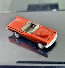 Beautiful Classic 57 T-Bird orange  so clean     Hot Wheels REDLINE