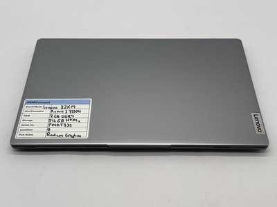 Lenovo IdeaPad Slim 3 15ABR8, AMD Ryzen 3, 8GB RAM, 512GB NVMe, No OS/AC/Battery