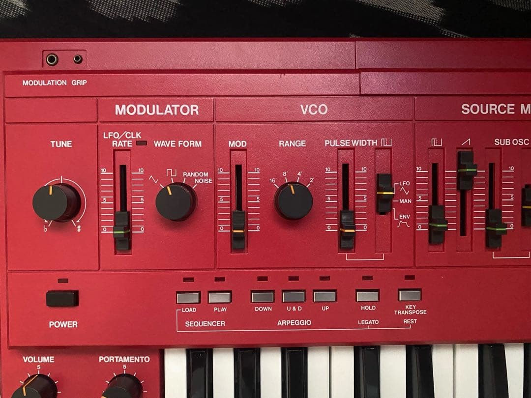 Roland SH-101 Analog Synthesizer Red | eBay