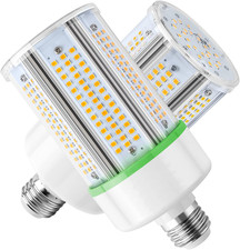 2-Pack 50W LED Corn Light Bulb,E26 Led Bulbs 5000K,Replacement HID HPS C