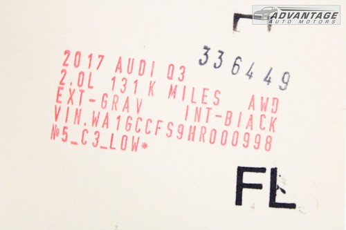 Fender Liner Compatible with AUDI Q7 07-15 FRONT Left Driver Side