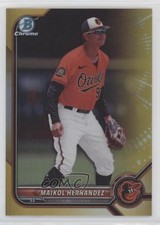2022 Bowman Draft Chrome Gold Refractor 39/50 Maikol Hernandez #BDC-106 0i5v
