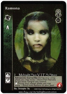 Ramona Advanced Gangrel Anarchs V:TES VTES Vampire CCG
