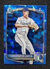 2025 Bowman Draft Sapphire Justin Lamkin Chrome 1st Prospect #BDC-62 Royals